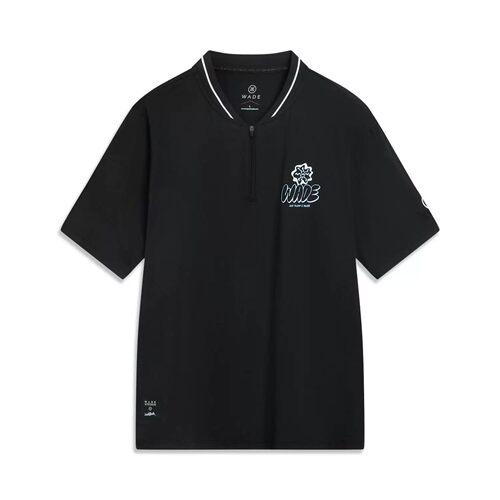 李宁正品韦德 x Jay Flow联名系列男子运动休闲短袖POLO衫APLV671