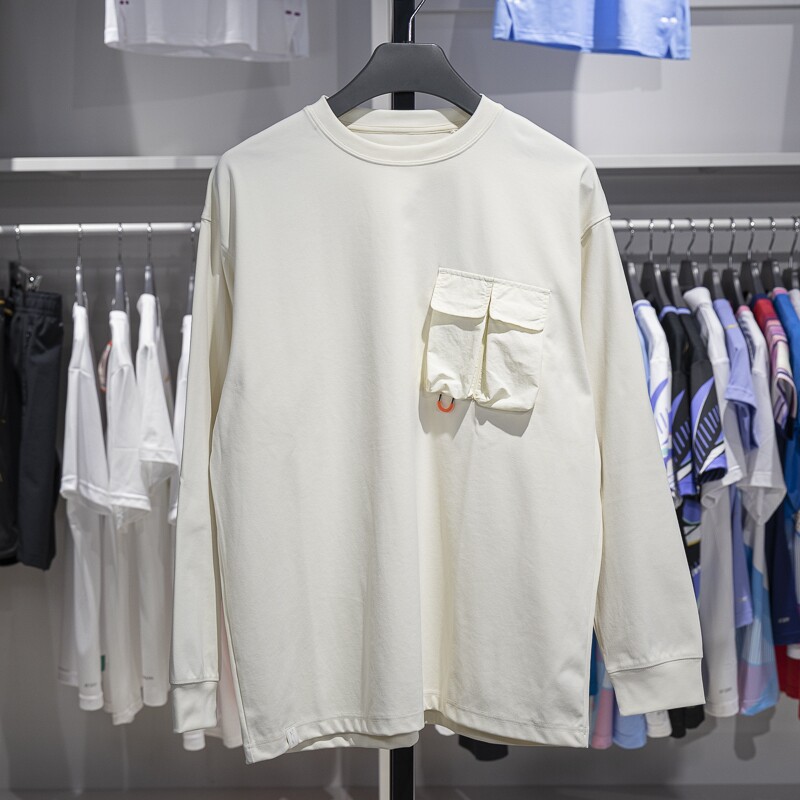 李宁长袖T恤2024秋季CROSS男女同款速干凉爽宽松文化衫AHSU513