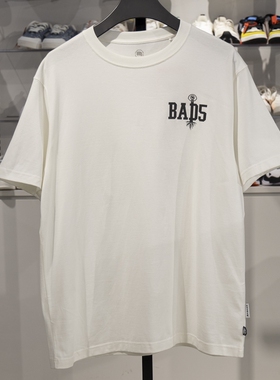 李宁短袖文化衫男子2023新品反伍BADFIVE宽松纯棉短袖T恤AHST511