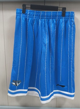 《购买前看详情B品》李宁夏季男子运动篮球透气速干短裤 AAPJ421