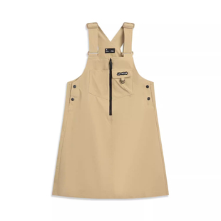 李宁背带裙夏季 休闲潮流百搭连衣裙YSKU094 女童中长款