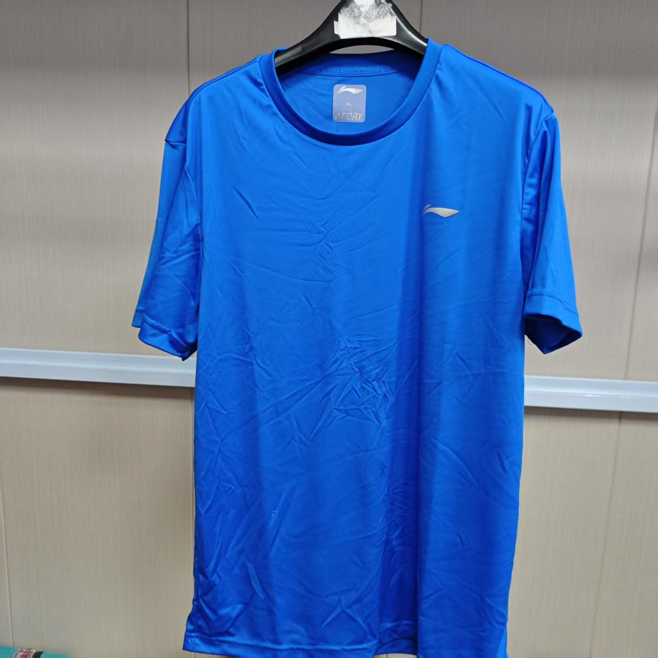 《购买前看详情B品》李宁短袖男款休闲居家速干凉爽圆领T恤ATSR21