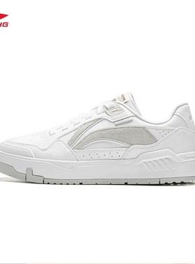 李宁板鞋女休闲鞋2024冬季新款COMMON 80s经典低帮运动鞋AGCU158