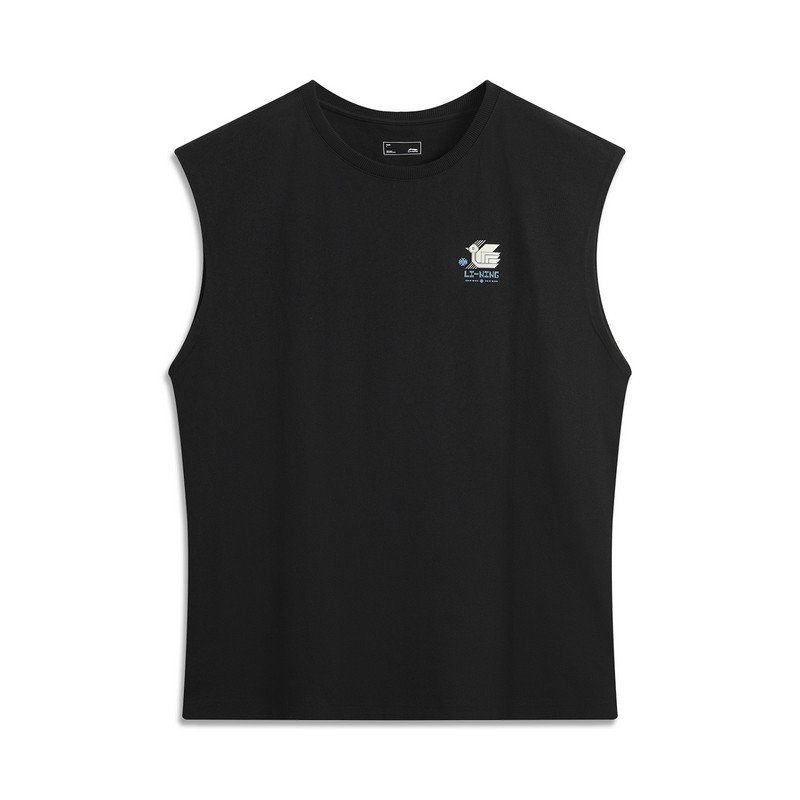 李宁背心男款夏季运动时尚系列舒适透气宽松休闲运动背心AVSU733