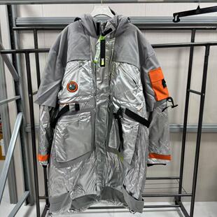 李宁羽绒服冬季男女同款LNG电竞系列保暖潮流中长款羽绒服FMAD020