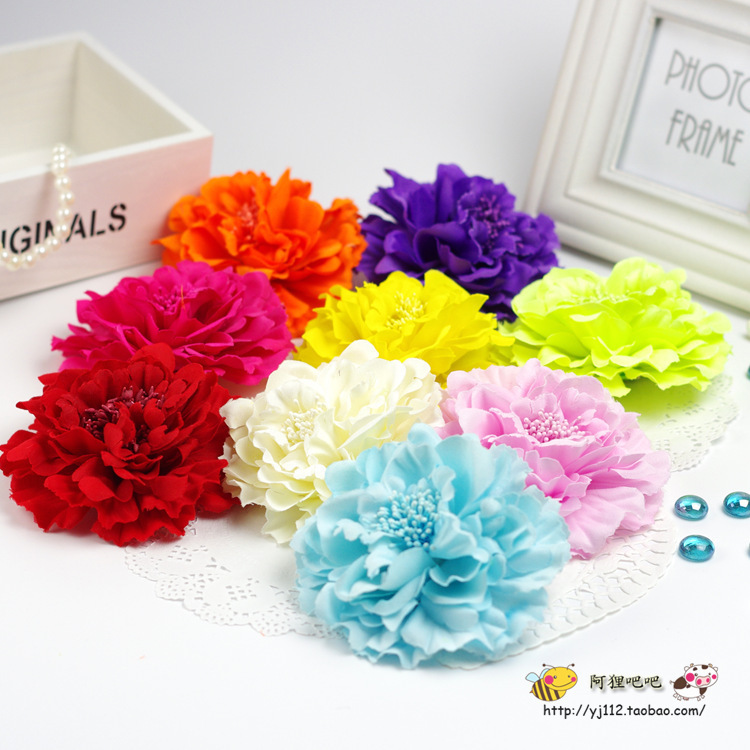 高品质度假大牡丹发夹帽花比基尼