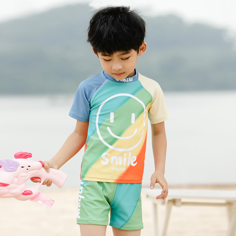 2026新款男童泳衣帅气速干游泳衣