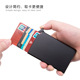 亚马逊金属铝防盗刷防磁RFID钱夹信用卡盒自动卡盒名片盒