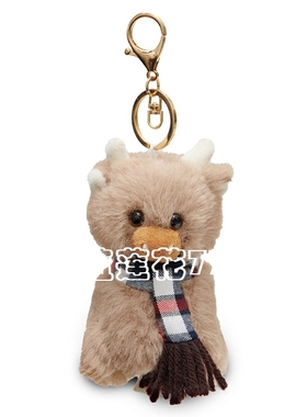Islander 高地安格斯小牛钥匙链挂件 哈里斯花呢Harris Tweed