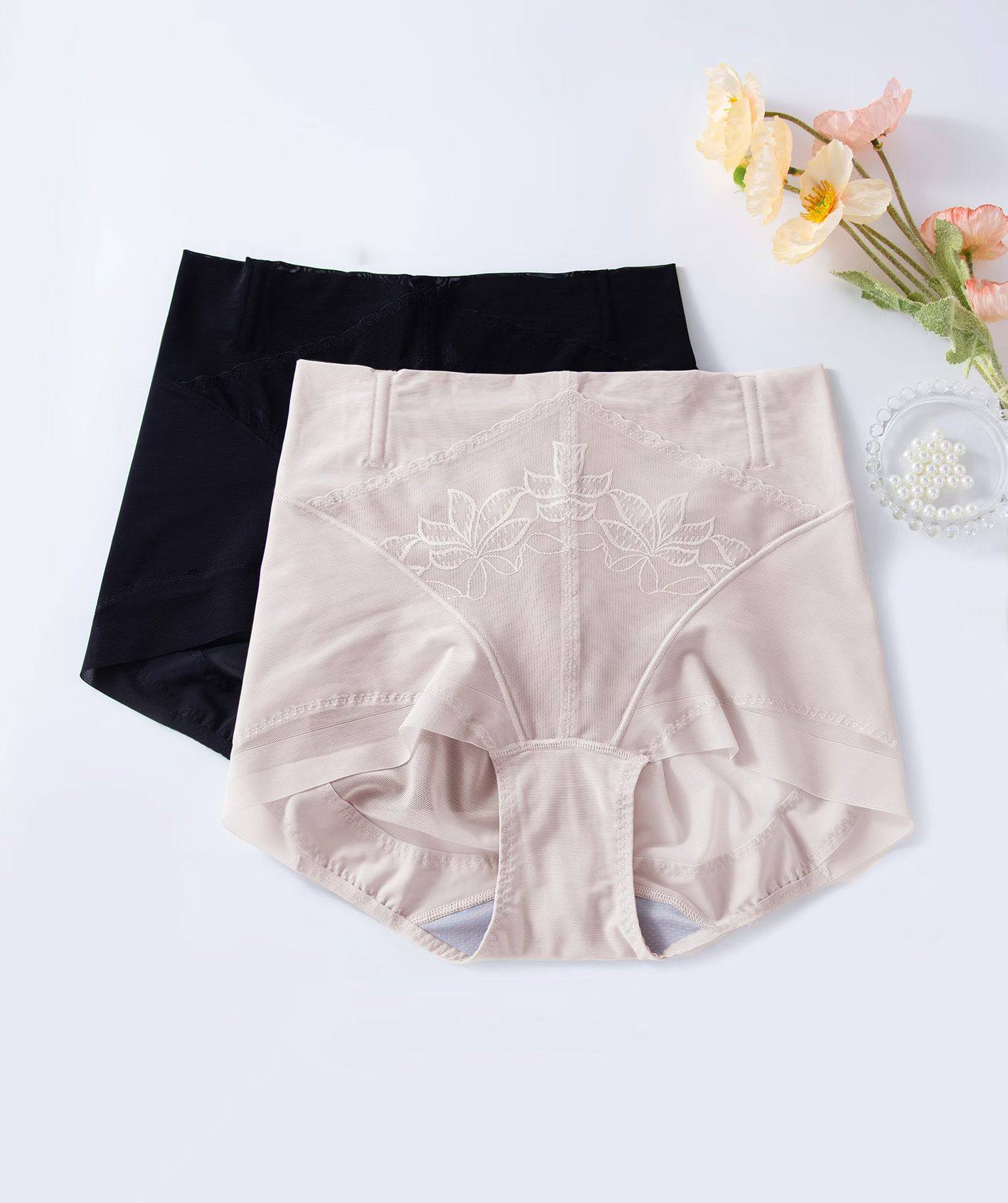 领仙867女中腰收腹提臀收小肚子塑身无痕不卷边蕾丝网纱三角内裤,女士内衣/男士内衣/家居服,女三角裤,淘宝优惠券,粉丝福利购,淘宝优惠卷