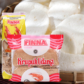 印尼进口菲那生虾片自己炸虾味木薯片餐饮同款 商用儿童小虾片饼