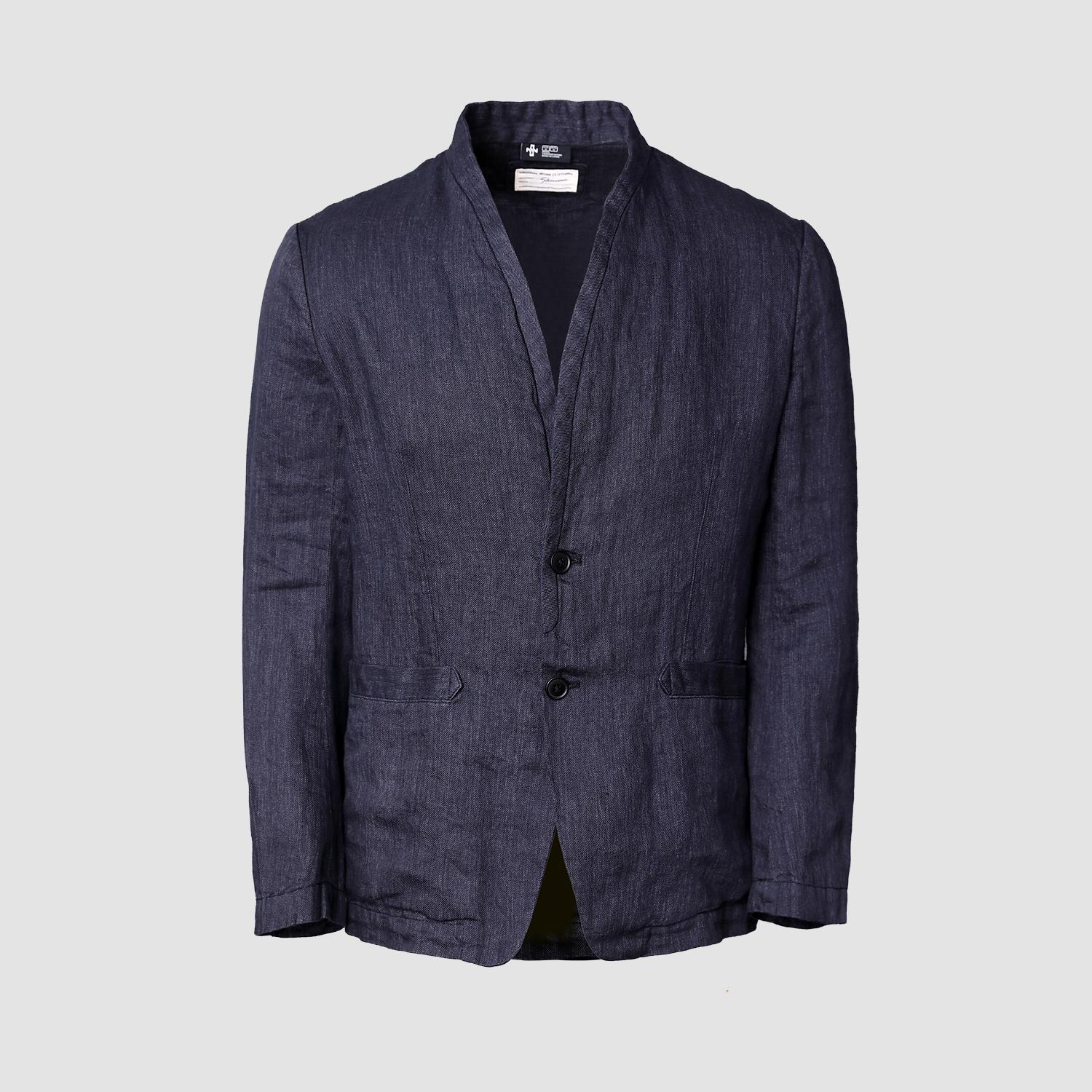 法国纯亚麻西装夹克春秋外套