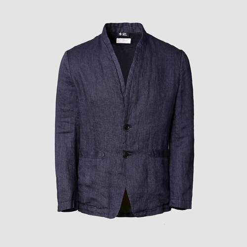 法国纯亚麻西装夹克春秋外套