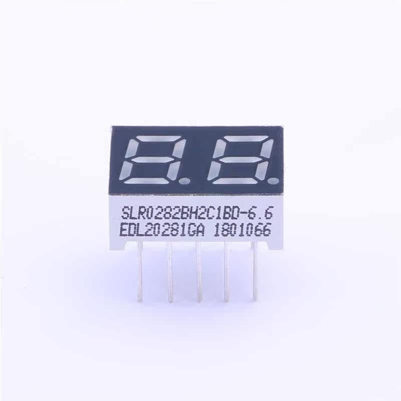 SLR0282BH2C1BD-6.6 (0.28英寸,两位,黄绿光,共阴LED数码管,插件)怎么看?