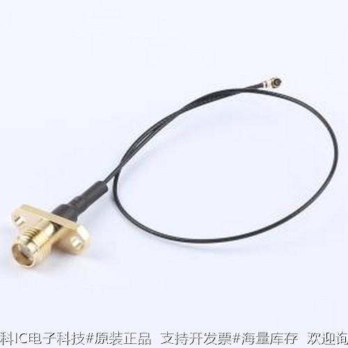 KH-FL2SMAK-IPEX4-RG0.81-B180射频连接线双孔法兰SMA母头转四-封面