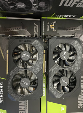 华硕TUF GTX1660 Super 6G 双风扇 ，二手拆机，两年质保。