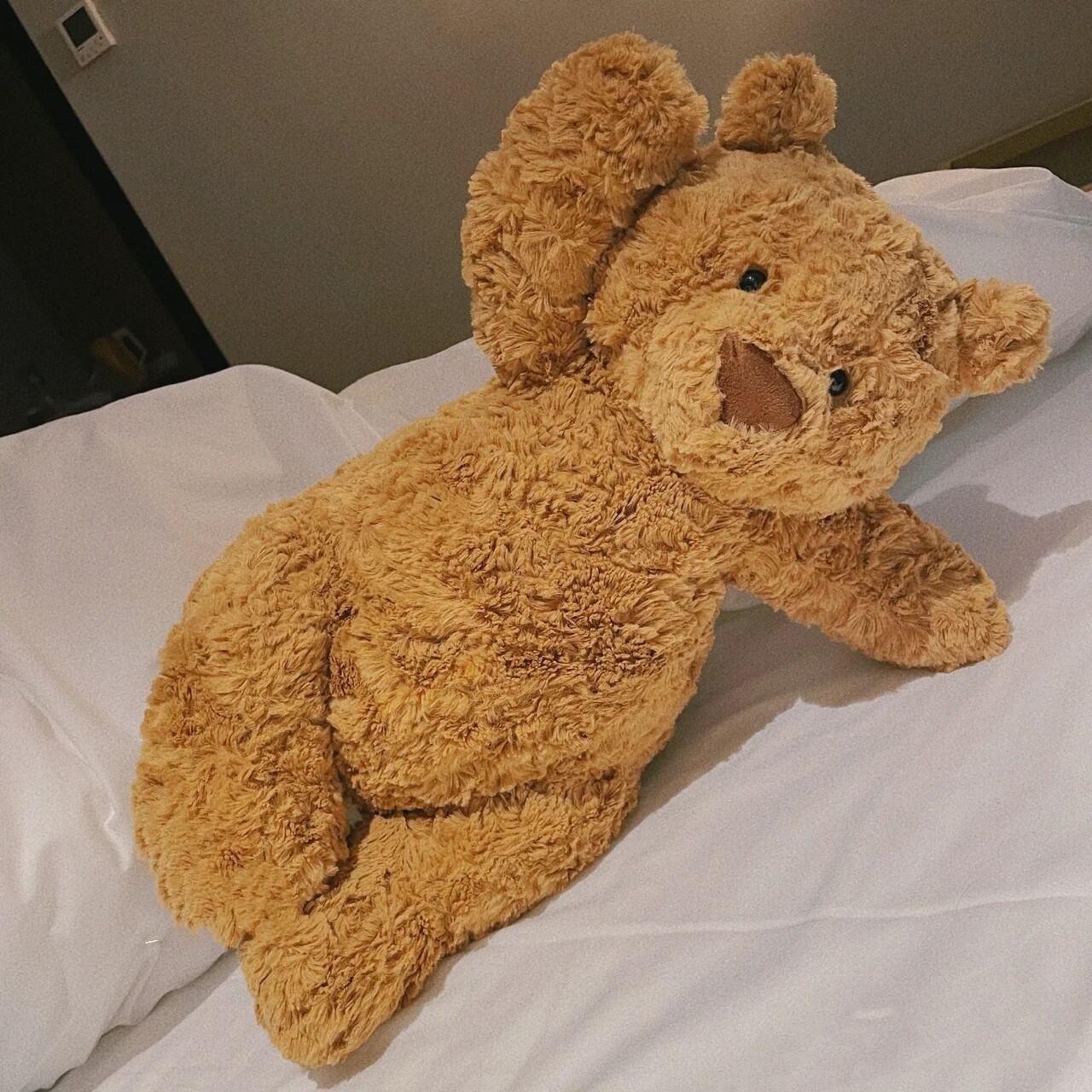 巴塞罗熊公仔网红小熊泰迪熊毛绒玩具抱抱熊安抚玩偶女生生日礼物