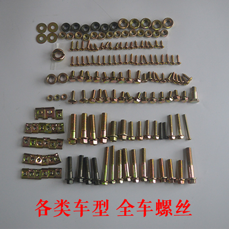 摩托车电动车配件雷霆王迅鹰福喜巧格鬼火祖玛全车螺丝全套标准件