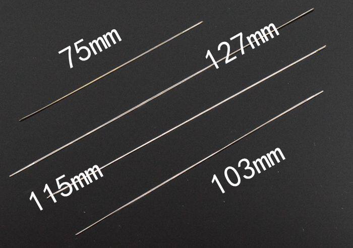 전문 구슬 바늘 오픈 바늘 구슬 바늘 스테인레스 스틸 구슬 바늘 초극세 대형 구멍 바늘 3 방향 크로 셰 뜨개질 후크