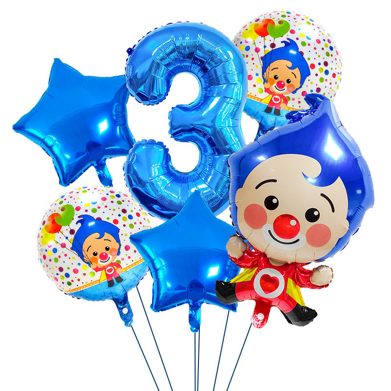 马戏团小丑主题32寸数字气球儿童生日派对装饰布置男孩拍照道具品,节庆用品/礼品,气球,淘宝优惠券,粉丝福利购,淘宝优惠卷