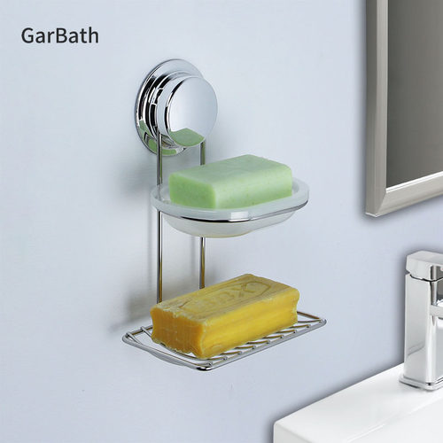 Garbath/嘉宝壁挂式双层肥皂盒