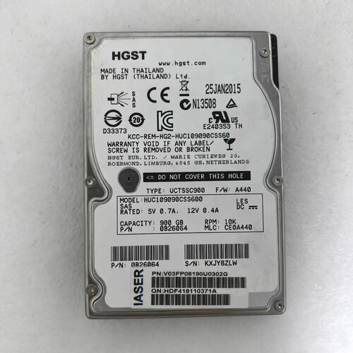 inspur/浪潮 AL13SEB900 900G 10K 2.5 SAS硬盘HDEBC00GAA51
