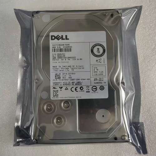原装DELL 0VYRKH 2T SAS 7.2K 3.5寸 HUS723020ALS640 硬盘