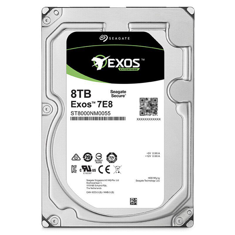 全新希捷ST8000NM000A/NM0055 银河企业级台式机