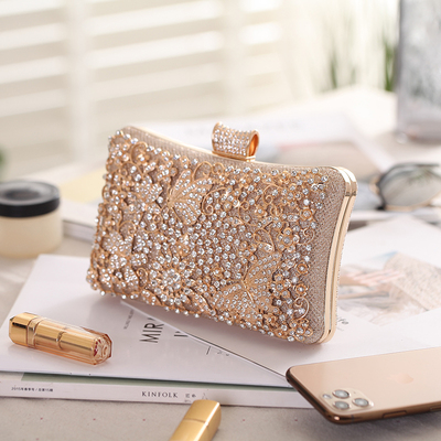 镶钻宴会包时尚气质名媛旗袍百搭