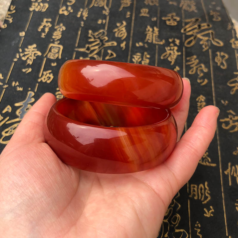 红玛瑙天然玉石手镯