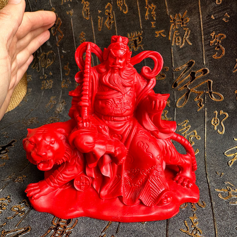 豁达客朱砂赵公明武财神爷摆件