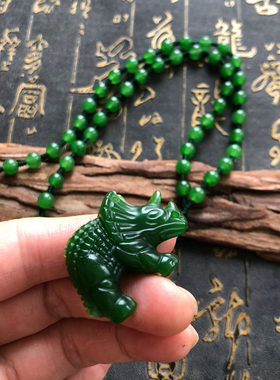儿童款玉佩台湾立体吊坠送证书