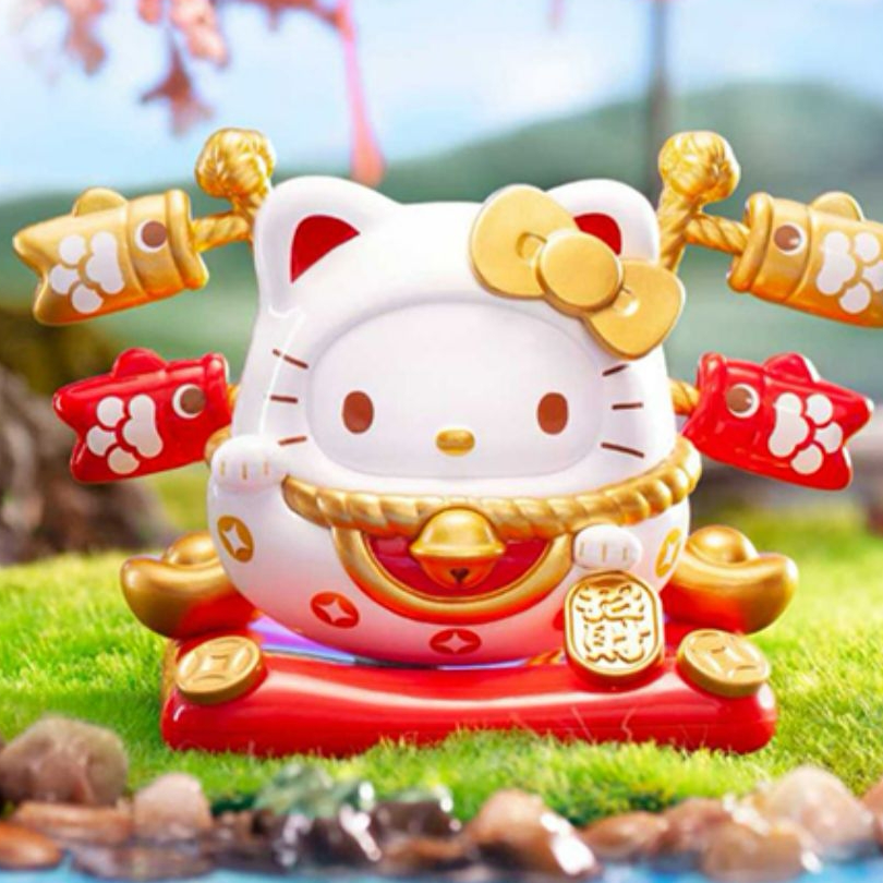 TOPTOY三丽鸥招财喵不倒翁