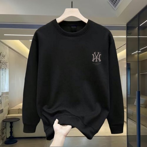 圆领卫衣男女宽松加绒长袖上衣服