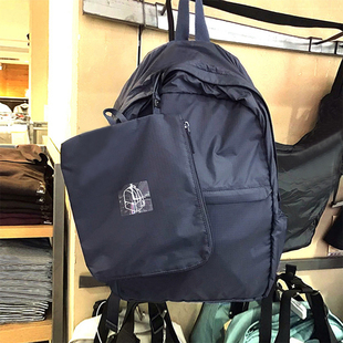 日本无印轻薄款可折叠双肩包滑翔伞梭织布旅行包背包男女休闲百搭