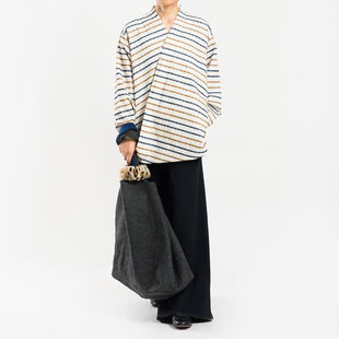 城市山民UrbanTribe2026春女式棉混纺偏襟立体套衫CF49293