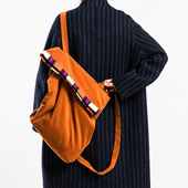 城市山民UrbanTribe2025冬女式 平绒大容量双肩包AF59079多色