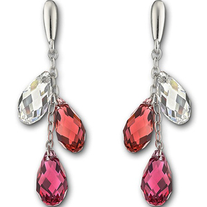 设计师手工水晶耳环女夸张流苏