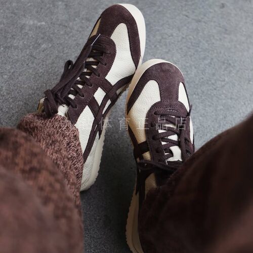 Onitsuka Tiger鬼塚虎荔枝纹牛皮MEXICO66男女款1183C076-256-255