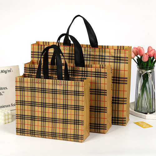 时尚腹膜无纺布手提袋高档