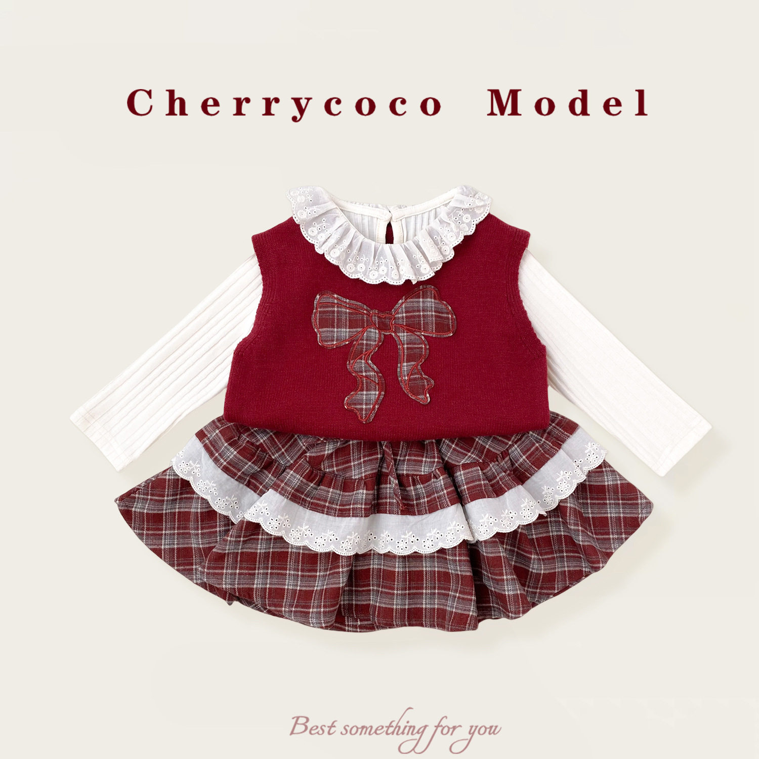 女童套装春秋儿童套装韩版两件套宝宝衣服三件套生日裙班服女童装