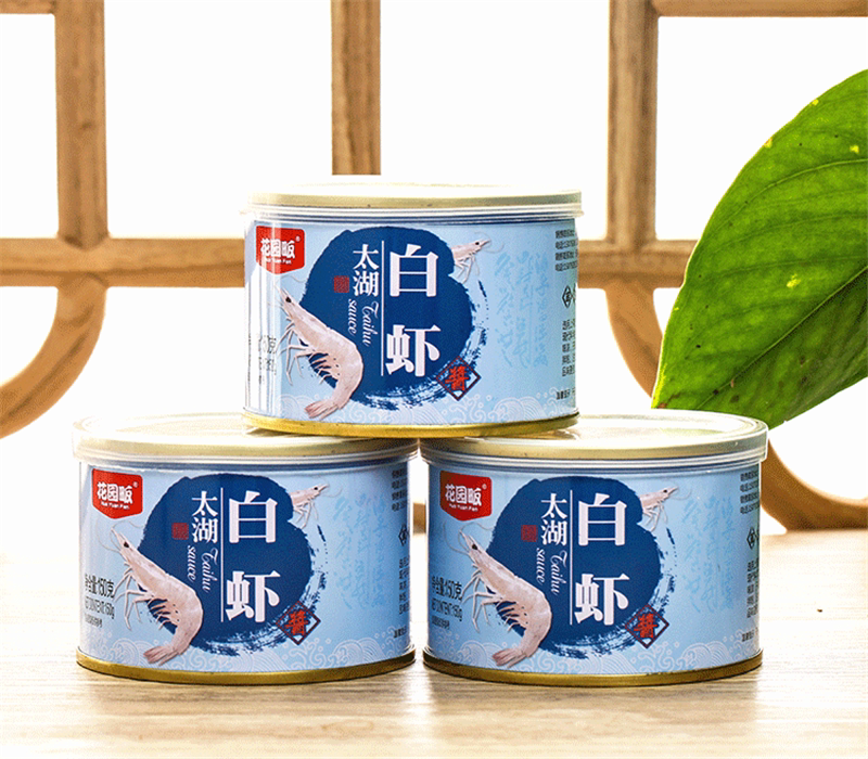 花园畈 白虾酱 白虾酱 150g*3罐 拌面酱拌饭酱 香辣酱 蓝罐