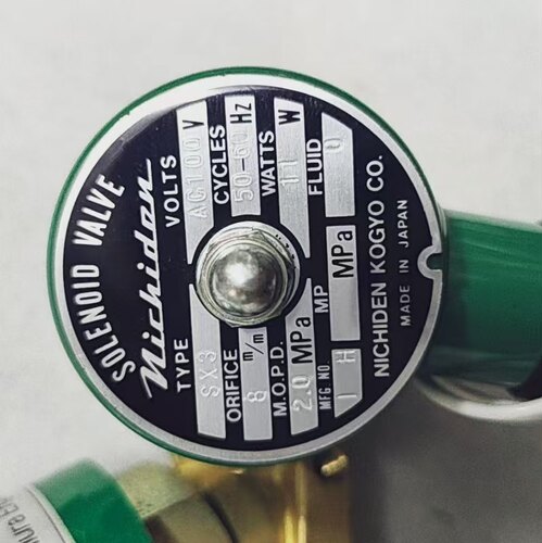 SBD40电磁阀NICHIDEN全新