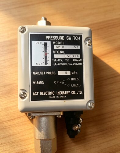 ACT压力开关SP-R-50 议价