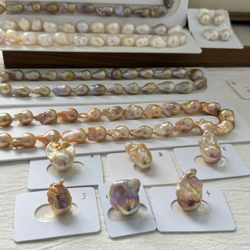 直播链接海水珍珠吊坠戒指胸针孤品特价