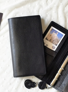 推荐新品！高品质进口头层牛皮手帐A6紧凑真皮小环随身本A6narrow