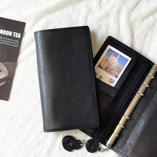 推荐新品！高品质进口头层牛皮手帐A6紧凑真皮小环随身本A6narrow