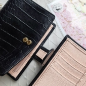 进口头层牛皮鳄鱼纹A7手帐通用活页本 记事本 真皮便携插画笔记本