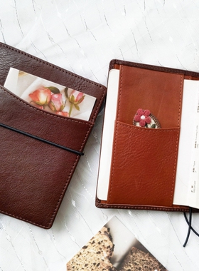 经典头层牛皮标准TN旅行者手账本 真皮笔记本护照本日记本记事本