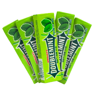 绿箭口香糖条装5片20条盒装100片清凉薄荷味清新口气零食糖果批发